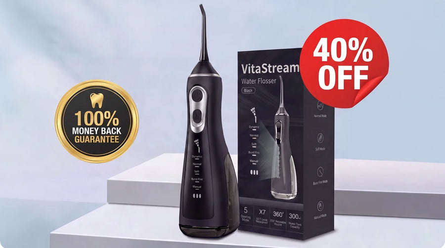 VitaStream water flosser — 40% off